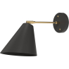 Buy Wall lamp with adjustable shade in scandinavian style, metal - Roser Black 60022 in the Europe
